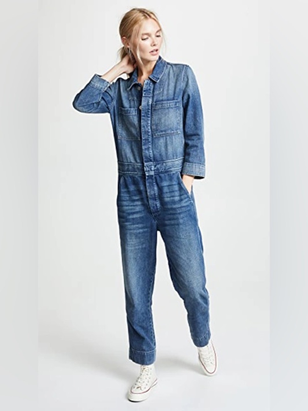 AMO Skip Jumpsuit in Indigo/Medium